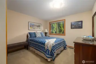 3rd bedroom on the main floor. Can you see the water?