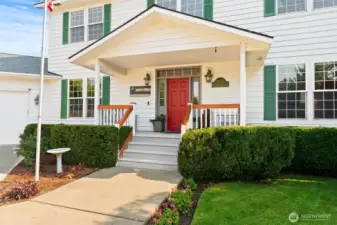 Welcoming entrance.