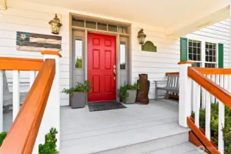 Composite front deck.