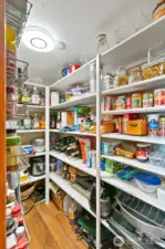 One of the 2 pantries.