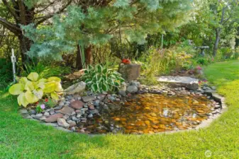 Water feature.