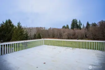 Patio over Garage. Kitchen Entrance.