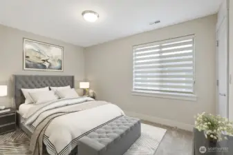 Virtually staged to show an example of how the space could be used.