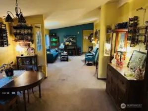 Dining room view from kitchen