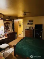 Master from bath view