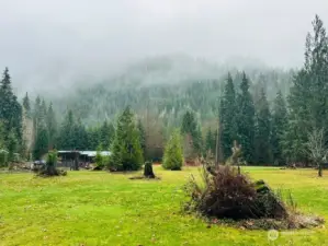 Rear view of property