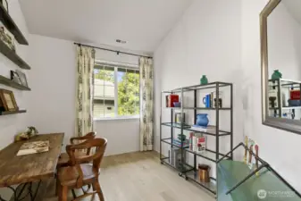 This versatile office/den has so many potential uses!