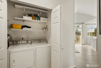 In-unit laundry included!