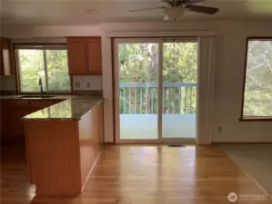 Entry to Deck in back