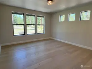 Primary Bedroom - Same floor plan with different finishes.