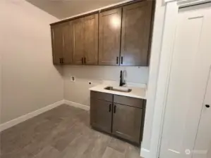 Laundryroom/Mudroom - Same floor plan with different finishes.