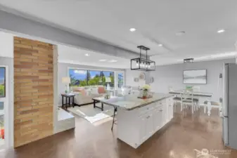 Stunning open concept mid-century with views!