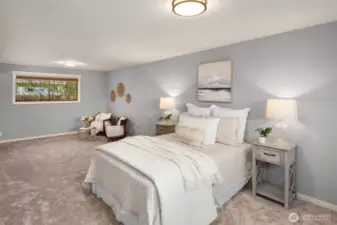 Oversized primary suite