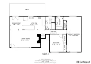 Lower level floor plan