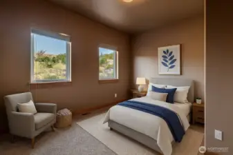 Virtual Staging Bedroom