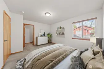 3rd bedroom with large walk-in closet