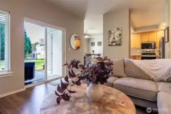 the open conept connect you to your guests when you are entertaining!