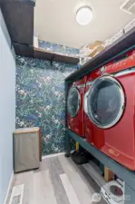 Updated laundry room - Washer & Dryer stay