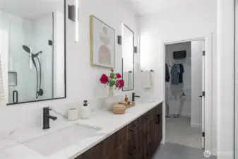 Photos are for illustrative purposes only & may  depict a different floor plan, finishes, or features than the actual home for sale. Actual layout & specifications vary.