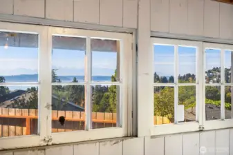 Did we say that there are views from every level of the spectacular home?.