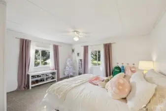 Second and third bedrooms also have new paint, carpet and trim.