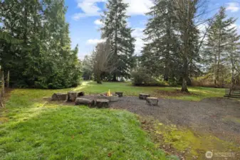 Another fun feature on the property is the firepit.  Gather and enjoy!