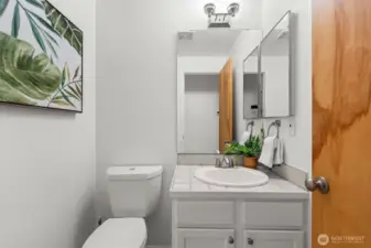 half bath on main level