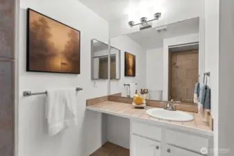 full bathroom upstairs