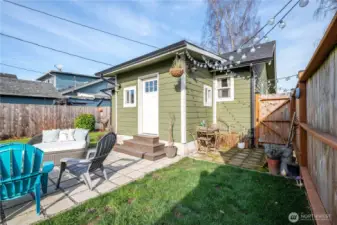 Awesome backyard with patio great for entertaining