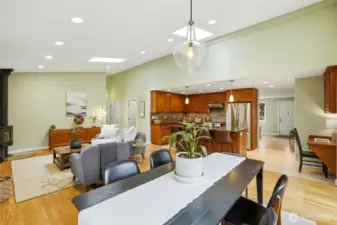 A welcoming space perfect for gathering with family and friends.