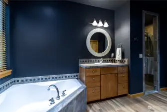 Primary Bath on the Main with separate tub & Shower
