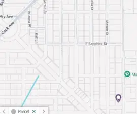 Property marked with the purple/blue pin on map.