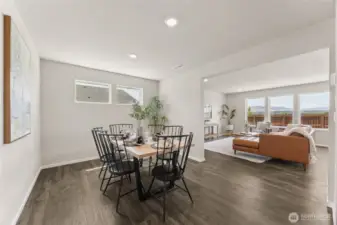 Open living room