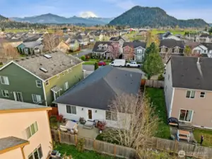 Property is close to town, Mt Peak and tons of trails.