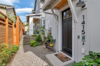 Free standing condo sits in the back off the street. Very private with no adjoining walls to the other condos