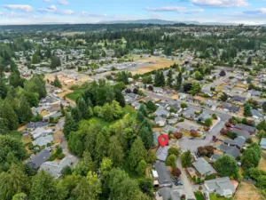 Community aerial view.