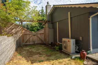 Gate to front and new A/C split