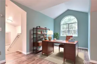 Upstairs bonus room, what will you use this space for? Home office? Kids playroom, additional/4th bedroom? Media or workout room? So many possibilities!