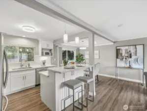 Fully refreshed kitchen