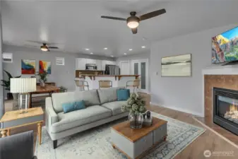 Visual of living room.