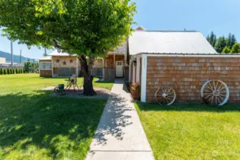 Entry to the newly remodeled home.