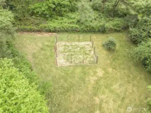 Aerial view of lower field.
