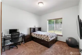 Bedroom #3. The gamers in your life will love the fast Starlink internet hard wired to each room.
