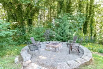 Immerse yourself in nature’s sounds in this serene backyard.