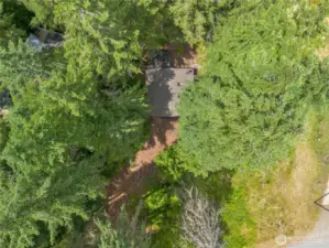 Aerial of the home.