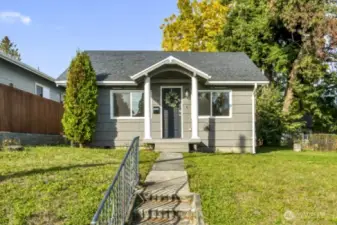 Front of the home from the main road