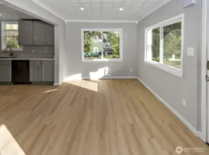 Non staged living room