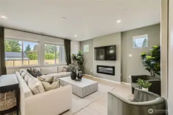 Great room    Photos are representation as the home is under construction.