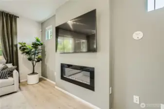 Fireplace   Photos are representation as the home is under construction.