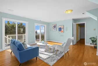 Entertainment center hooked and ready to movie or surround sound